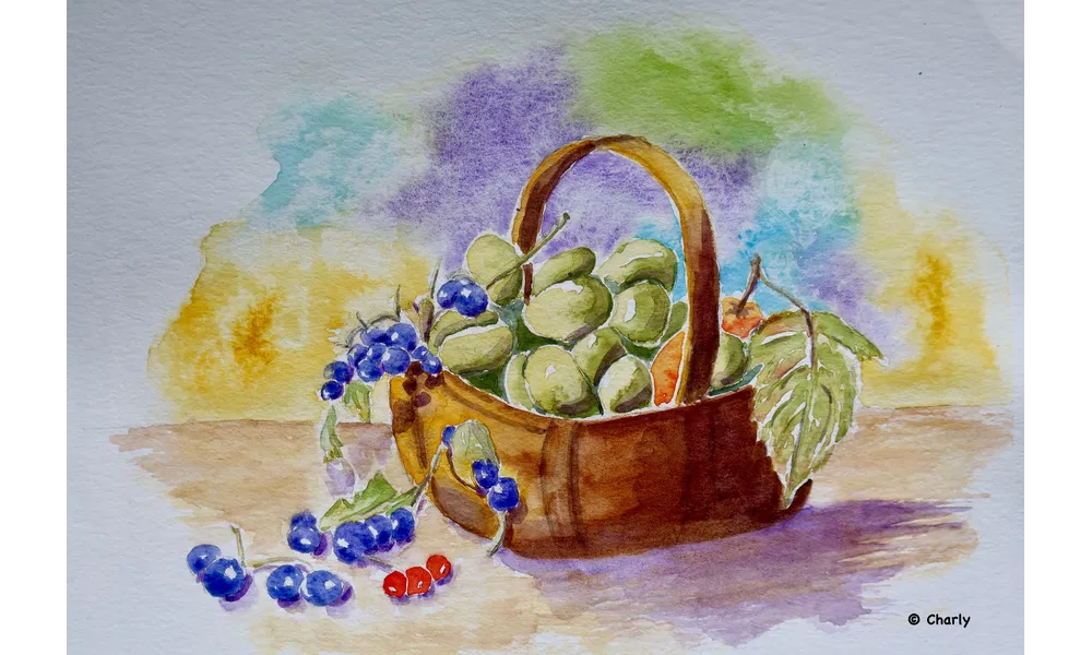 C'est la reprise des cours d'aquarelle !