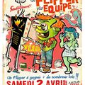 Affiche 1er open de france de flipper par équipe - 2 avril 2016