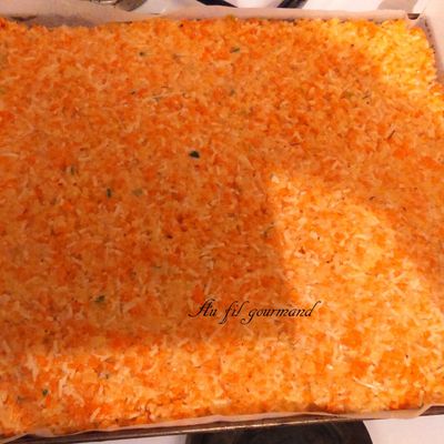 Roulé de légumes: pommes de terre, poireaux, carottes