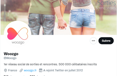 Rencontres : parcourez dès à présent la page Twitter de Woozgo