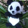 Faire un amigurumi panda au crochet 