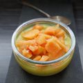 CREME Avocat Ananas et Ses Dés de Papaye