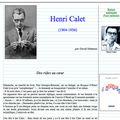 Henri Calet - biographie