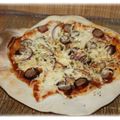 Pizza chipolatas