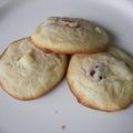 Biscuits à la vanille raisins secs/pépites de chocolat blanc