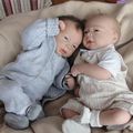 Deux bébés reborns jumeaux viennent de voir le jour ! Binvenue à Till & Nicolas