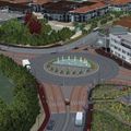 Rond-point à Corbeil-Essonnes