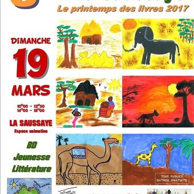 Rendez-vous le 19 mars au 8e salon du livre de La Saussaye