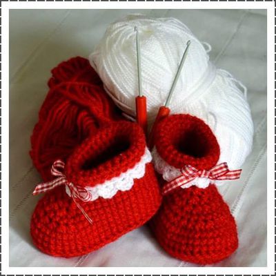 Tutoriel chaussons crochet #by Thisa