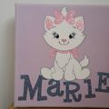 Tableau en tissu Marie