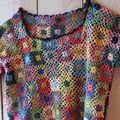 le petit pull en crochet...