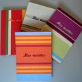 De jolis carnets pour vos recettes...