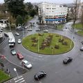 Rond-point à Pau