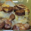 Gratinée jurassienne à la saucisse de Morteau