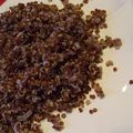 Quinoa rouge à l'échalote