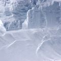 Photo prise le 23 mars - Banc de neige le long de