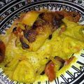 Tajine de poulet et citron confit