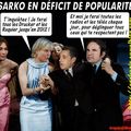 Sarko en déficit de popularité