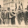Remise de la Légion d’Honneur aux lieutenants aviateurs Marcel Boucher et Alexandre Gourlez, le 21 janvier 1914