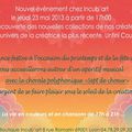 Vernissage à Incub'Art...Boutique de créateur à Lyon
