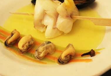 BOUILLON AUX FILETS DE CABILLAUD ET MOULES