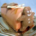 Bûche miel, eau de fleur d'oranger, pain d'épices