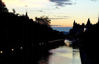 Coucher de soleil à Ottawa...