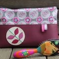 Trousse de toilette fuchsia...