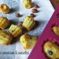 Mini cakes saucisson et noisettes