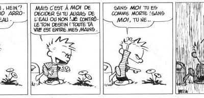 Calvin se prend pour le maître