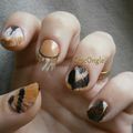 Nail art Plumes 