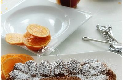 Gâteau à l'orange entière, sans beurre, sans farine......Un délice sans gluten! CONCOURS SAINT-VALENTIN....