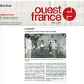 Article Ouest France Tapaj : Ateliers cirque à Louplande