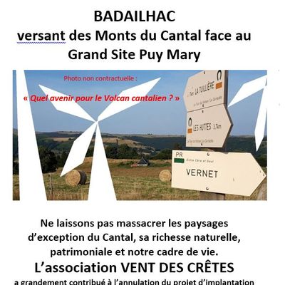  OCTOBRE NOVEMBRE 2020: UN SALE VENT se lève sur les MONTS DU CANTAL