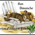 C'est dimanche! Youpi! 