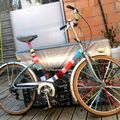 Customisation de velo en Yarn Bombing ou l' Urban Knitting bike ep.04 et 05