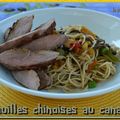 Nouilles chinoises au canard