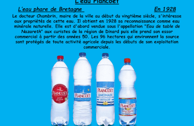 l'eau Plancoët, en 1928