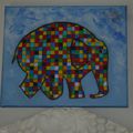 UN ELEPHANT DE TOUTES LES COULEURS