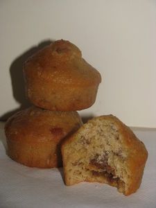 Concours - Muffins noix et miel, coeur de daim