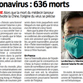 Épidémie de coronavirus