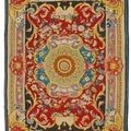 Tapis au point ras, manufacture royale de Santa Barbara, Espagne, Madrid, vers 1760