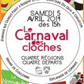 Carnaval des Cloches avec les douze communes de la CC4V, le samedi 5 avril "les régions françaises"