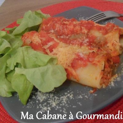 Cannellonis farcis au thon