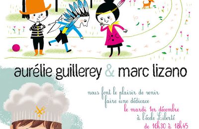 Dédicace Aurélie guillery & Marc Lizano