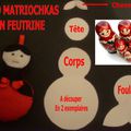 Tuto Matriochkas en Feutrine