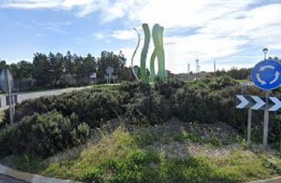 Rond-point à Sant Francesc Xavier (Espagne)