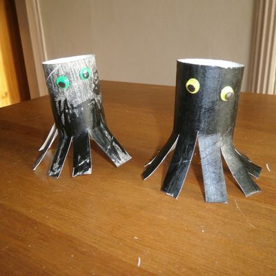Des araignées