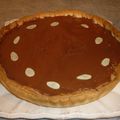 Tarte aux amandes et au chocolat !!!