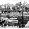 Le bassin du Commerce et la place Gambetta...